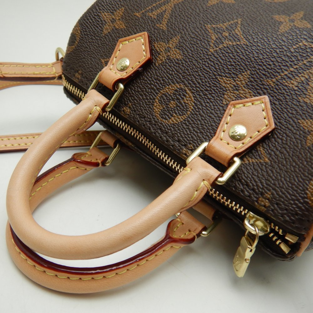 Louis Vuitton Monogram Nano Speedy Brown Mini Bag - Picture 4 of 7